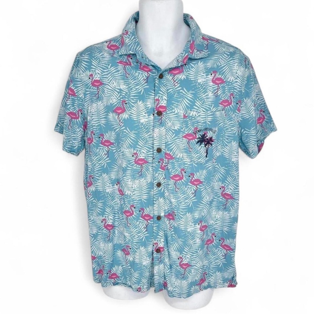 Margaritaville Tropical Flamingo Men's Shirt